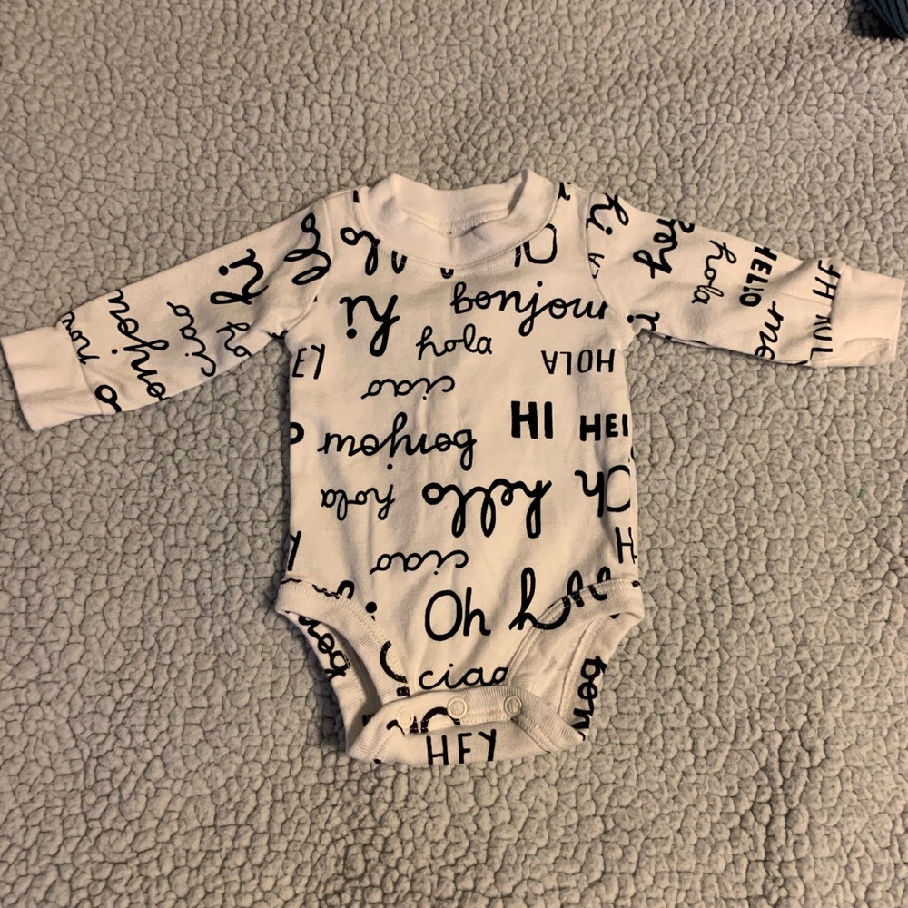 Carter’s Newborn Onesie